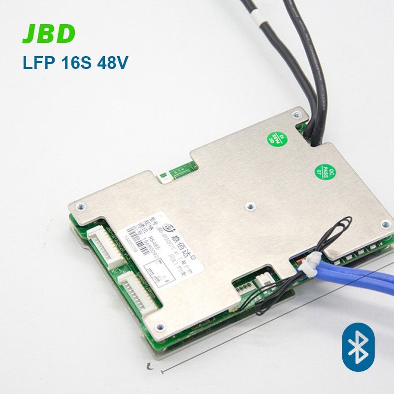 JBD Smart 16S 30A~100A 48V LiFePO4 BMS Common Port with Balance Bluetooth  UART/485 Port Low Temp Charging Cut-Off 