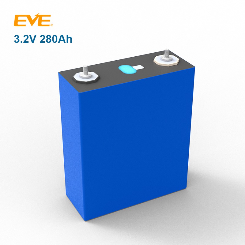 EU Stock High Grade A EVE 3.2V 280Ah Rechargeable LiFePO4 Battery Cell