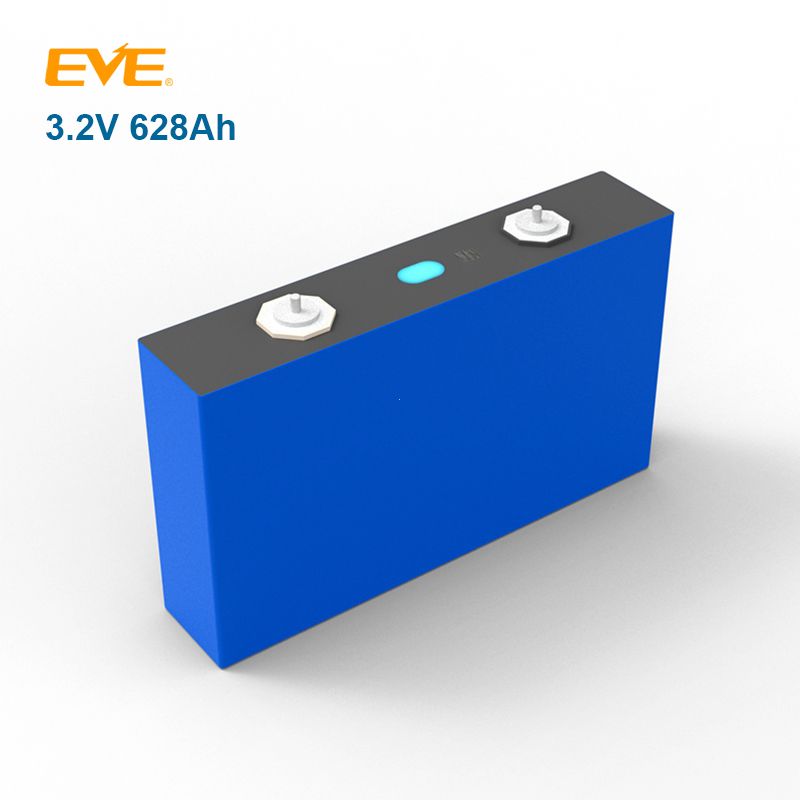 Wholesale EU Stock EVE MB56 3.2V 628Ah LiFePO4 Battery Cell 8000 Cycles